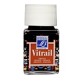 Витражная краска Vitrail, 50 мл,  201 оранжевый