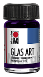 Витражный лак Marabu GlasArt, 15 мл, 450 фиолетовый