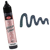 Viva 3D Liner Glitter, цвет 801 гематит блестки, 28 мл