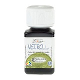 Ferrario Краска по стеклу Vetro Color 50мл, 483 зелёный травяной