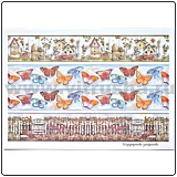 Карта для декупажа А4 "Бордюрчики-заборчики", 54г/м2
