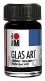 Витражный лак Marabu GlasArt, 15 мл, черный