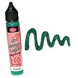 Viva 3D Liner Glitter, цвет 700 изумрудные блестки, 28 мл