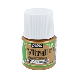 Витражная краска по стеклу и металлу Pebeo Vitrail 45ml, 38 Золотой
