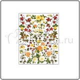 Бумага для декупажа Esprimo, 50 г/м, 48*68 см, Желтые розы