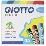 Giotto Масляная пастель Olio в индивидуальной рубашке, 24 цв