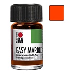 Краска для марморирования Easy Marble Marabu, оранжевый,15 мл