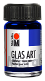 Витражный лак Marabu GlasArt, 15 мл, 458 парижский синий