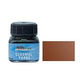 Краска лаковая по стеклу  Glasmal-Farbe, коричневая прозрач. 20 мл