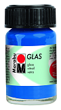 Краска витражная Glas, 15мл, темный ультрамарин