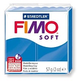 Полимерная глина Fimo soft, 57 г., синий
